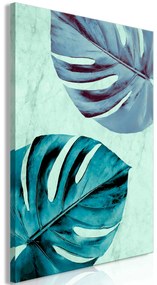 Artgeist Obraz - Tropical Turquoise (1 Part) Vertical Veľkosť: 20x30, Verzia: Na talianskom plátne