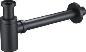 Mexen polosyfón umývadlový okrúhly, čierny antický - 79950-79