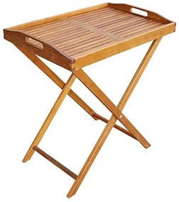 Sunfun Diana Odkladací stolík sklopný, 68 × 44 × 73 cm, drevo z akácie