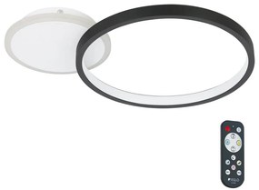 Eglo 900421 - LED Stmievateľné stropné svietidlo GAFARES LED/15W/230V čierna + DO