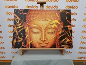 Obraz usmievajúci sa Budha - 90x60