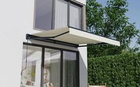Elektrická markíza s LED osvetlením BestBerg BBSU-EL295BG / 295 × 250 cm / béžová