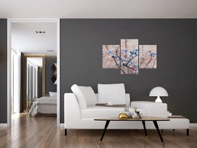 Obraz bobúľ na kríku (90x60 cm)