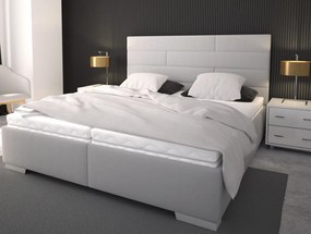 Posteľ Windy 180x200 cm, svetlo šedá tkanina