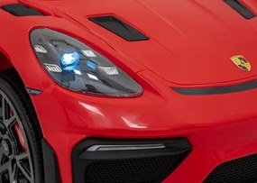 Elektrické autíčko Porsche Spyder RS 718 MP4 červené