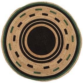 ATMOSPHERA Koberec Malakite, (fi) 120 cm, béžová/čierna/zelená