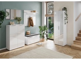 Biela šatníková skriňa 59x197 cm Genova – Germania