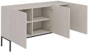Komoda Zulek 150 3D, Farby: dub artisan / dub artisan + čierna
