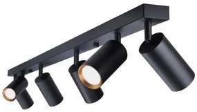 Brilagi - LED Stmievateľné bodové svietidlo SELE 6xGU10/6,5W/230V čierna/zlatá