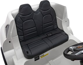 Ramiz Elektrické autíčko Porsche Cayenne S na batérie pre deti biely lak SUV + diaľkové ovládanie