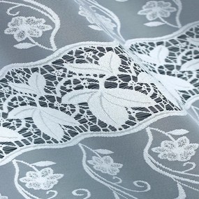 Záclona žakárová 302520 150 biela Tovar na mieru