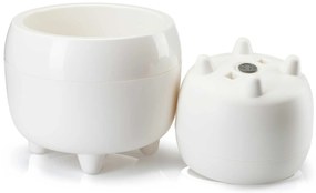 PLASTOVÝ KVETINÁČ BOTANICA 23X18 CM KRÉMOVÁ