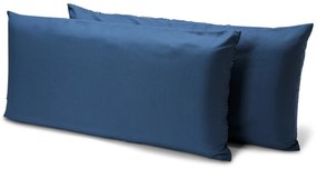 Obliečky na vankúše z mikrovlákna, modré, 2 ks, cca 80 x 40 cm