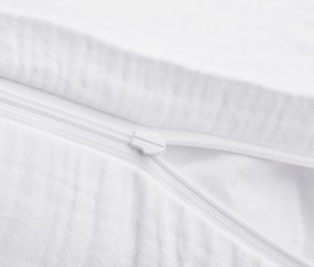 Poťahy na vankúše so vzorom mušlí, 2 ks, biele, cca 80 x 40 cm