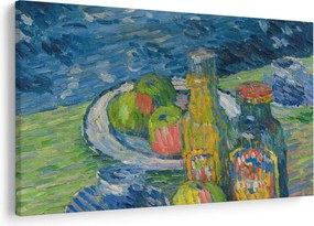 Obraz - Alexej von Jawlensky, Still Life with Bottles and Fruit, reprodukcia (90x60 cm)