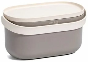 Plastia Nádoba na bioodpad s rámčekom a sáčkami, taupe, 3,1 l
