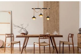 Globo 15690-3H - Závesné svietidlo na lanku DIANA 3xE27/60W/230V čierne