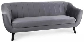 Pohovka Elite Velvet, trojsedačka, sivá
