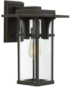 Elstead HK-MANHATTAN2-M - Vonkajšie svietidlo MANHATTAN 1xE27/100W/230V IP44