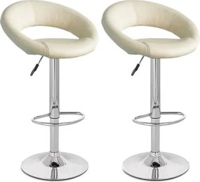 2x Barová stolička Hawaj CL-3230 krémová
