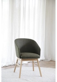 Zelené čalúnené jedálenské kreslá v súprave 2 ks Windham – Rowico