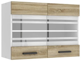 Kuchynská skrinka Belini Premium Full Version horná 80 cm dub sonoma