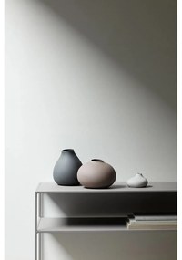 Svetlosivá porcelánová váza (výška 13 cm) Nona – Blomus