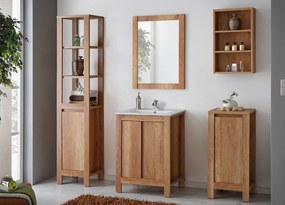 Comad Doplnková kúpeľňová skrinka vysoká Classic Oak 40 dub románsky