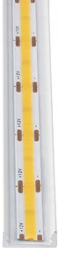 BERGE LED hliníkový profil 2m biely prisadený - sada