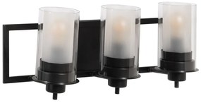 Čierno-biele nástenné svietidlo – Ixia