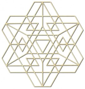 Stylesa Geometrický obraz na stenu z drevenej preglejky I SENTOP PR0334 preglejka