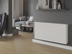 Mexen, Panelový radiátor Mexen C33 600 x 2600 mm, bočné pripojenie, 6070 W, biely - W433-060-260-00