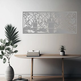 Veselá Stena Samolepka Vinná réva Farba: šedá, Veľkosť: 80 x 32 cm