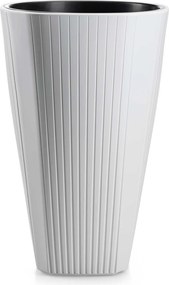 PLASTOVÝ KVETINÁČ MORA 39X61 CM BIELA