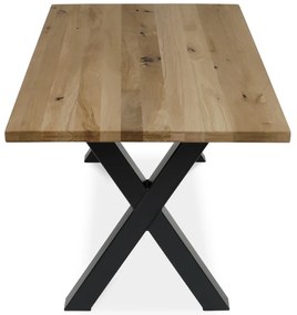 Jedálenský stôl z masívneho dreva 160 x 90 cm, dub