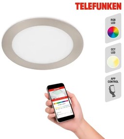 Telefunken 309402TF - LED RGBW Stmievateľné svietidlo LED/12W/230V IP23 Wi-Fi Tuya