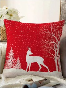 Obliečka na vankúš s vianočným motívom 43x43 cm – Mila Home