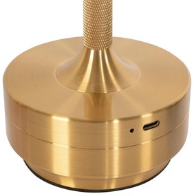 Toolight Toolight, bezdrôtová USB dotyková nočná lampa APP1372-T, zlatá matná, OSW-08636