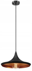 Toolight Toolight, závesné stropné svietidlo Costa C, 1xE27, APP081-1CP, čierna matná, KPL-00986