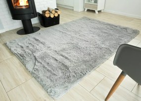 Koberec SILK svetlo sivý