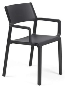 TRILL ARMCHAIR záhradná stolička s podrúčkami tabacco