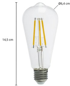 Arcchio LED žiarovka číra E27 3,8W 2 700 K 806 lm