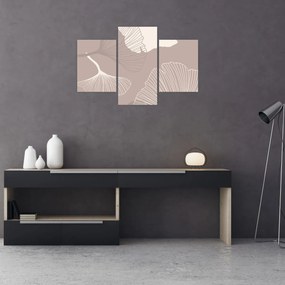 Obraz - Béžové listy N⁰1 (90x60 cm)
