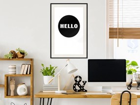 Artgeist Plagát - Good Morning Message [Poster] Veľkosť: 30x45, Verzia: Zlatý rám