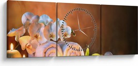 Obraz - Relax a Spa (s hodinami) (90x30 cm)