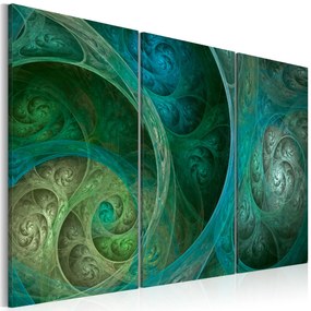 Artgeist Obraz - Turquoise oriental inspiration Veľkosť: 60x40, Verzia: Na talianskom plátne