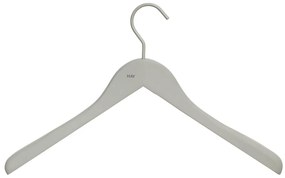 HAY Ramienka Soft Coat Hanger Wide Grey, set 4ks
