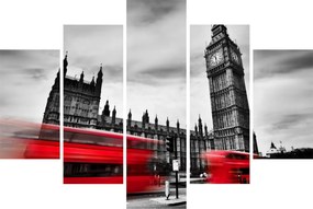 Obraz - Londýnske Houses of Parliament (150x105 cm)