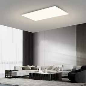 Brilagi - stmievateľné LED stropné svietidlo SLIMFRAME LED/80W/230V 120x60 cm biele + diaľkové ovládanie