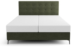 Jednolôžková posteľ 120 cm Infernus Comfort (tmavozelená) (s roštom, s úl. priestorom). Vlastná spoľahlivá doprava až k Vám domov. 1082357